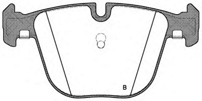 OPEN PARTS bpa089200 -  Комплект тормозных колодок, дисковый тормоз